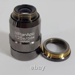 Objectif de microscope Olympus MPlanApo 1,25x/0,04 avec adaptateur de 20,32 mm à M26