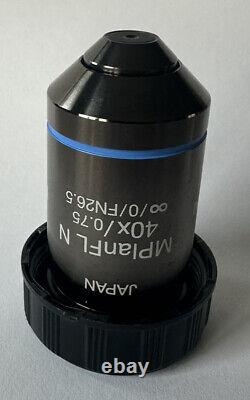 Objectif de microscope Olympus MPlanFL N 40x 0.75NA