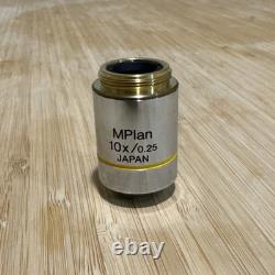 Objectif de microscope Olympus MPlan 10x / 0,25 Infi/- M Plan