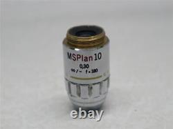 Objectif de microscope Olympus MSPlan10 0.30? /- f=180 avec garantie de 30 jours