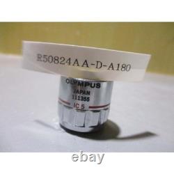Objectif de microscope Olympus Msplan 5 0,13 F=180 d’occasion
