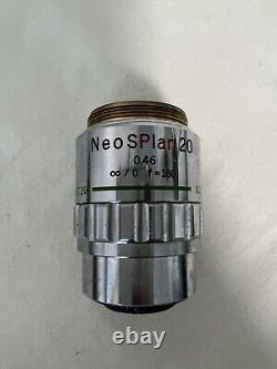 Objectif de microscope Olympus Neo S Plan 20, 0.46 en français