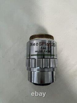Objectif de microscope Olympus Neo S Plan 20, 0.46 en français