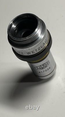 Objectif de microscope Olympus PL20 20X 0,40 0,17 avec adaptateur PLEZY