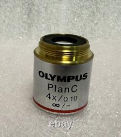 Objectif de microscope Olympus Plan C 4x / 0,10 /-