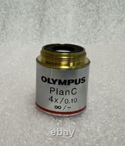 Objectif de microscope Olympus Plan C 4x / 0,10 /-