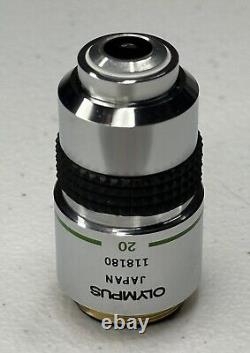 Objectif de microscope Olympus SPlan 20, 0,16, 160 / 0,17