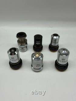 Objectif de microscope Olympus Tokyo MPlan 5, 20, 40, 100 + accessoires