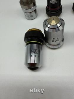 Objectif de microscope Olympus Tokyo MPlan 5, 20, 40, 100 + accessoires