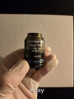 Objectif de microscope Olympus UApo/340 40x/1,35 Huile Iris