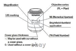 Objectif de microscope Olympus UMPlanFL 10x 0.30 UIS? /-