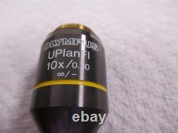 Objectif de microscope Olympus UPlanFL 10x / 0,30 Universel Plan Fluorite