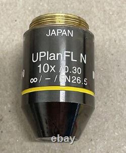 Objectif de microscope Olympus UPlanFL N 10x/0.30 FN26.5 CY