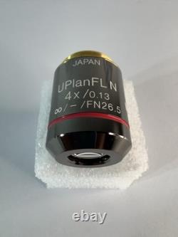 Objectif de microscope Olympus UPlanFL N 4x /0,13 ? /- FN26,5 UIS2