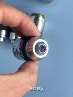 Objectif de microscope Olympus, ensemble de cinq A PO