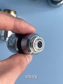 Objectif de microscope Olympus, ensemble de cinq A PO
