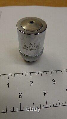 Objectif de microscope Planapochromat Zeiss Jena 25x/0,65/0 Lentille