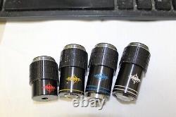 Objectif de microscope SWIFT DIN Microscope 4X, 10X, 40X, 100X avec porte-objectif