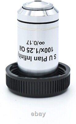 Objectif de microscope SWIFT à 100X accessoires de microscope plan achromatique