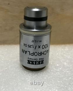 Objectif de microscope ZEISS Achroplan 100X/1,25 Infinity RMS (440080)