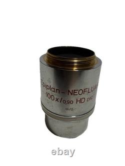 Objectif de microscope ZEISS EPIPLAN-NEOFLUAR 100X 0.90 HD DIC D'OCCASION
