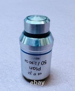 Objectif de microscope ZEISS Plan Achromat 50X/0,90 160 mm (461732)