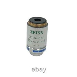 Objectif de microscope Zeiss 1006-595 LD A-Plan 40x/0.50 ? /1.0 Ph2