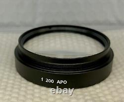 Objectif de microscope Zeiss Opmi F 200 APO 302652-9904 60mm Filetage