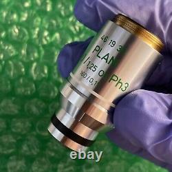 Objectif de microscope Zeiss Plan 100X /1.25 Ph3 contraste de phase 160Mm 461933