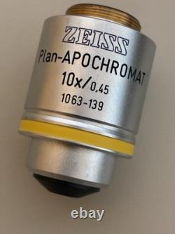 Objectif de microscope Zeiss Plan Apo Apochromat 10X/0.45
