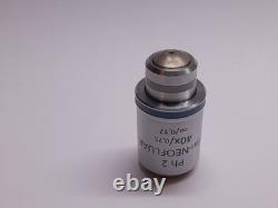 Objectif de microscope Zeiss Plan-Neofluar 40x/0,75 Ph 2 très propre pour Axioskop