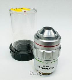 Objectif de microscope à contraste de phase Olympus D Plan Apo 20X UV PL 160 mm