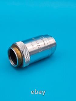 Objectif de microscope à fluorescence haute résolution Leitz 63X N. A. 1.30 170/0.17