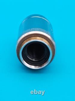 Objectif de microscope à fluorescence haute résolution Leitz 63X N. A. 1.30 170/0.17