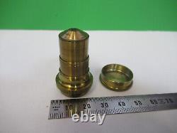 Objectif de microscope antique Beck England Optique de microscopes pièce telle que représentée W5-b-113