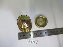 Objectif de microscope antique Beck England Optique de microscopes pièce telle que représentée W5-b-113