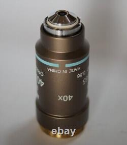 Objectif de microscope biologique à correction d'infini Nikon CFI Plan 40
