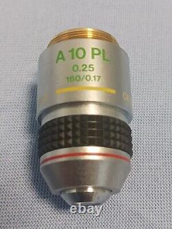 Objectif de microscope en contraste de phase Olympus T6 CK10 A 10 PL 0.25 160/0.17