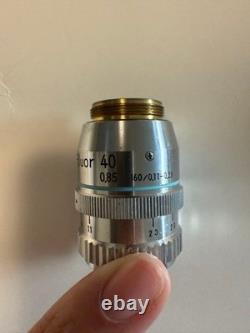 Objectif de microscope fluor Nikon 40x 0,85 160/0,11