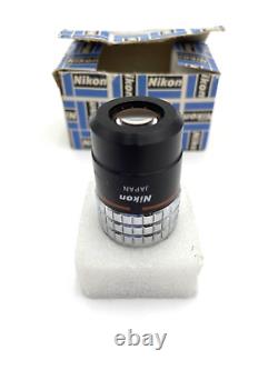 Objectif de microscope macro à faible puissance Nikon CFN Plan 2X/0.05 avec distance de travail de 160 mm.