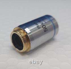 Objectif de microscope métallographique Optika Ios Infinity W-plan 50x/0.75
