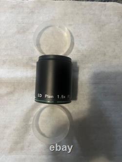 Objectif de microscope stéréo Nikon ED Plan 1,5x en excellent état SMZU