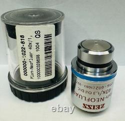 Objectif microscopique ZEISS Plan Neofluar 40X/1.30 Huile DIC RMS 1056-602