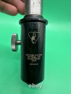 Objectif optique vintage en laiton BAUSCH LOMB pour microscope pièce KM6408