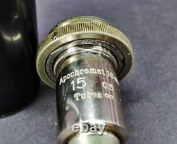 Objectifs Carl Zeiss Jena Apochromat 16 MM 40 0,3 Vintage Microscope Objectifs
