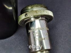 Objectifs Carl Zeiss Jena Apochromat 16 MM 40 0,3 Vintage Microscope Objectifs