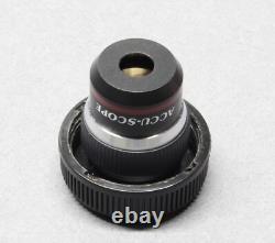 Objectifs de microscope Accu-Scope Lot de 3 4X 40X et 100X