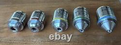Objectifs de microscope ZEISS SET 2.5X-40x du laboratoire propre N Achroplan