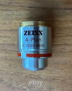 Objectifs de microscope ZEISS SET 2.5X-40x du laboratoire propre N Achroplan