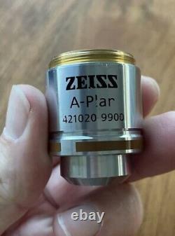 Objectifs de microscope ZEISS SET 2.5X-40x du laboratoire propre N Achroplan